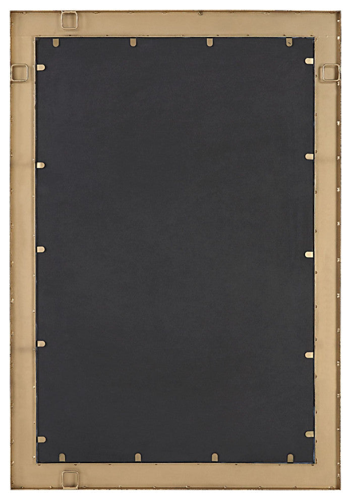 Uttermost 09751 Cocos 27-3/4" W x 41-3/8" H Rectangular Framed - Dark Gold /