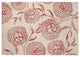 Antique Flowers Spring Chenille Rug, Red, 5'x7'