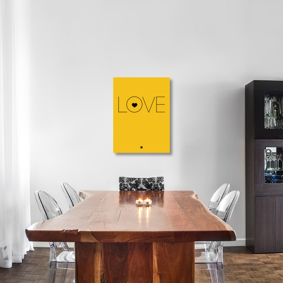 "Love Poster Yellow" Fine Art Print
