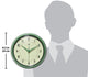 Infinity Instruments Retro Kitchen Vintage 50s Wall Clock, Green