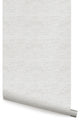 Canvas Look Peel and Stick Vinyl Wallpaper, Light Gray, 24"x108"
