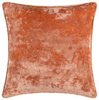 Surya Velvet Mood Dusty Coral Pillow Cover 18"H X 18"W