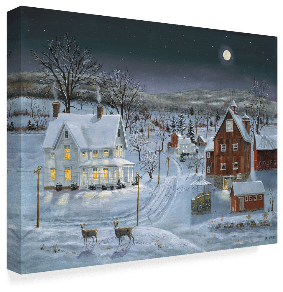 Bob Fair 'Romantic Evening' Canvas Art
