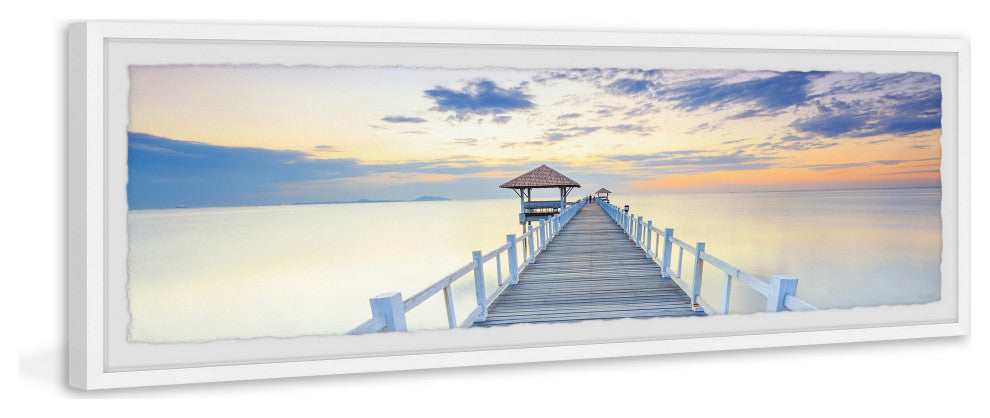 "Memories Are Forever" Framed Painting Print, 45x15