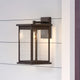 1 Light 8.5 in. Powder Coat Bronze Outdoor