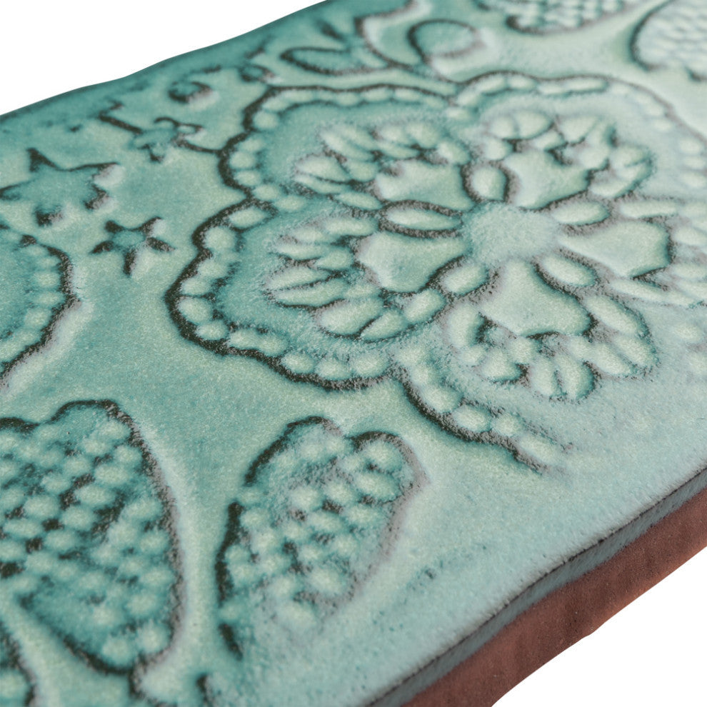 Antic Feelings Ceramic Subway Wall Tile, Lava Verde