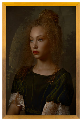 Under the Arch Fine Art Print, Gold, 24"x16"