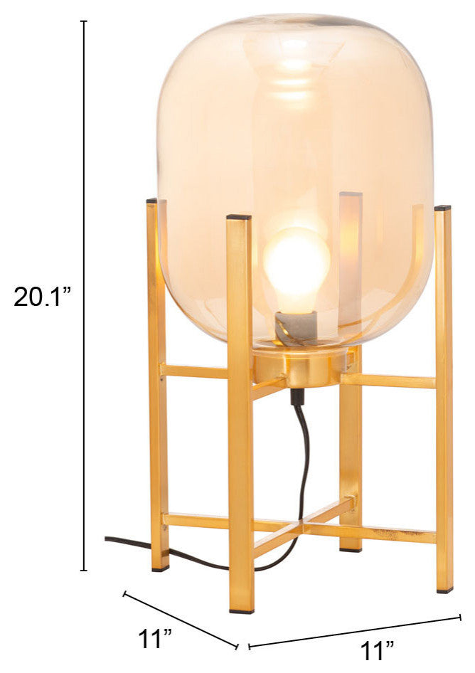 Wonderwall Table Lamp Gold