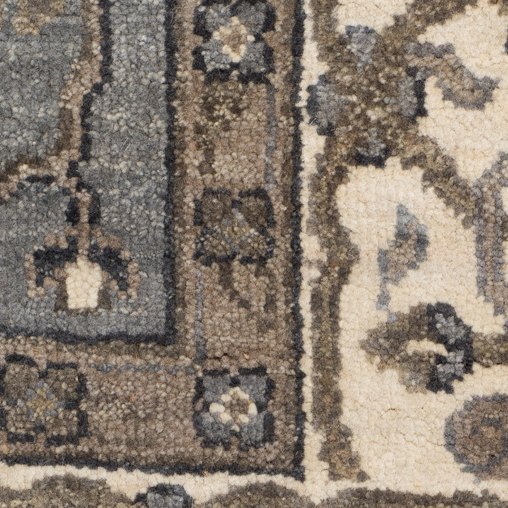 Antiquity Ledbury Runner, Gray, 2'6" x 10', Persian