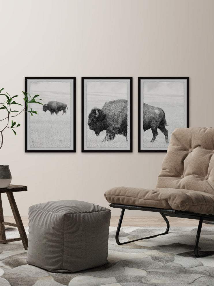 Keep Moving Triptych, Set of 3, 30x45 Panels