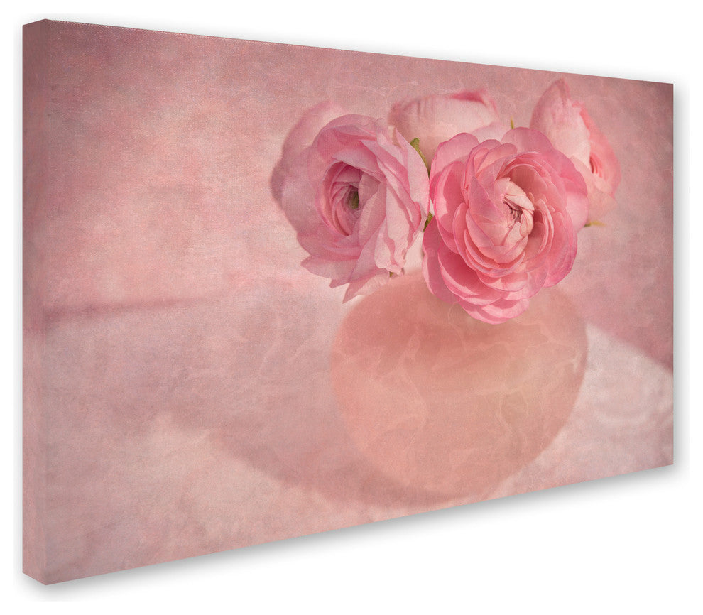 Cora Niele ''Pink Ranunculus Bouquet'' Canvas Art