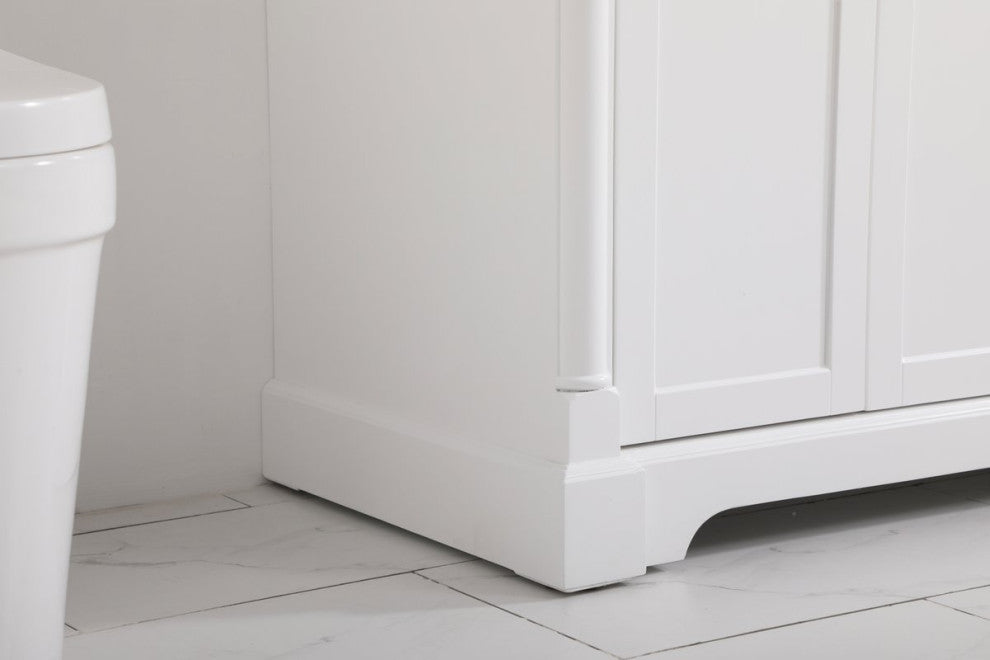 Home Living 42" Single Bathroom Vanity, White