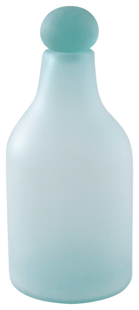 Frosted Glass Bottle, Medium