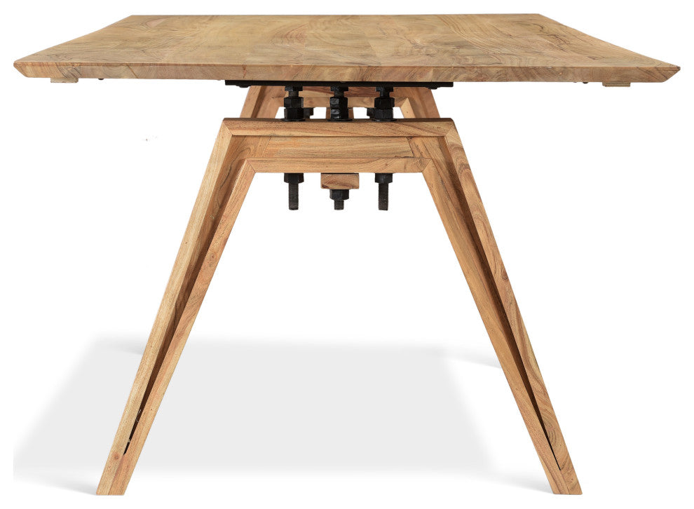 Branch Live Edge Industrial Dining Table