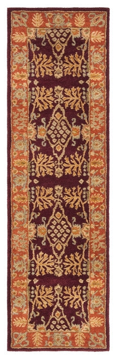 Safavieh Bergama brg190c Rug, Red/Rust, 2'3" X 10'0"