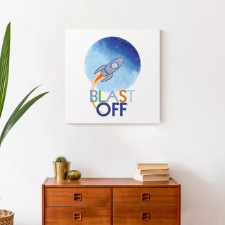 Blast Off 20x20 Canvas Wall Art