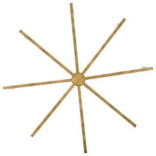 Hinkley Ezra Large Single Tier Chandelier, Heritage Brass