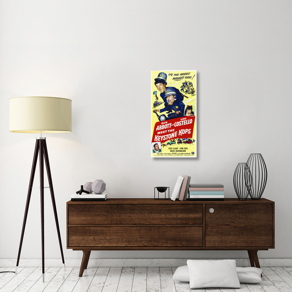 "Abbott & Costello - Keystone Kops" Canvas by Hollywood Photo Archive, 19x36"