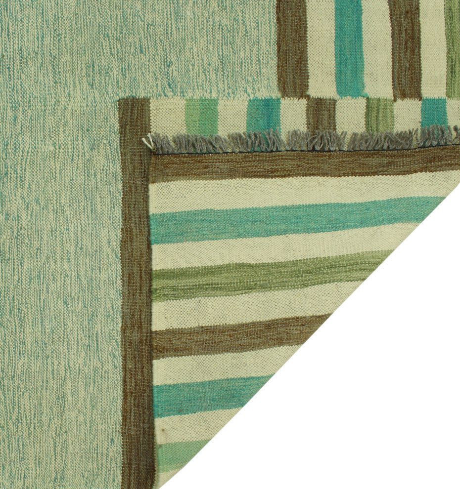 Winchester Kilim Habibeh Blue/Ivory Rug, 8'11x11'9