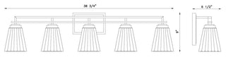 Z-LITE 5-Light Vanity, Chrome