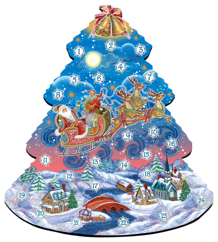 Nativity, Wooden Advent Calen
