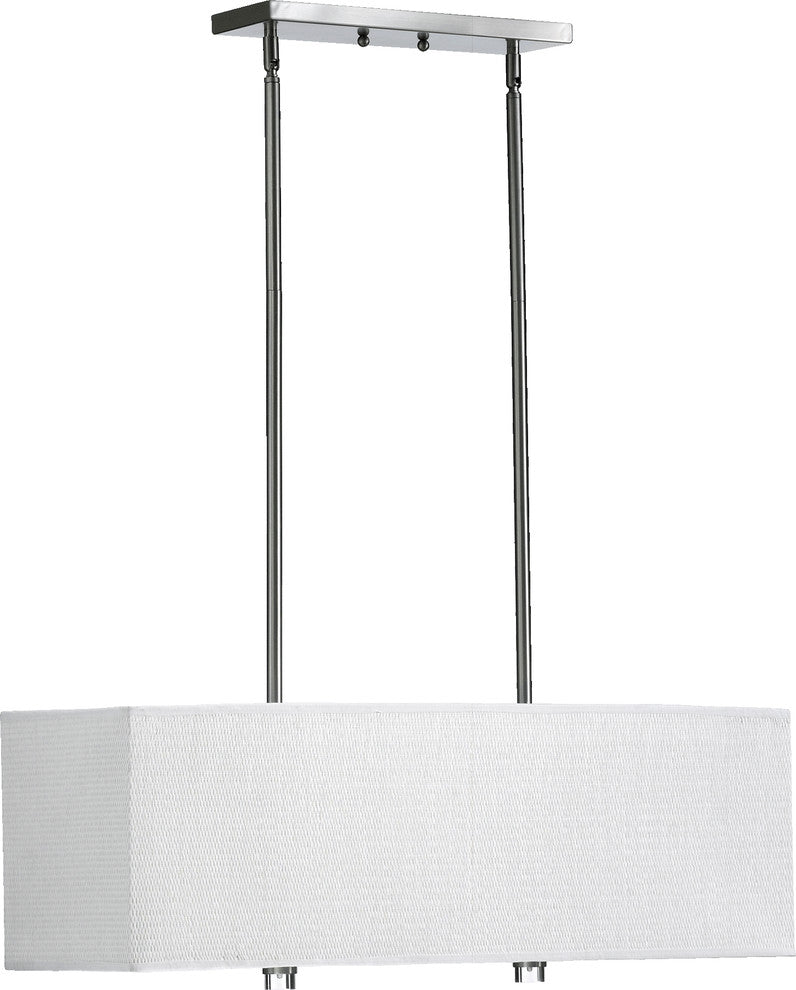 Copeland 4-Light Island Fixture, Satin Nickel