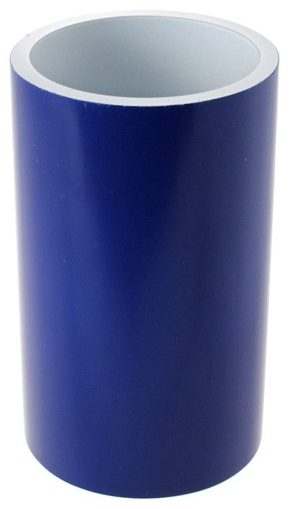 Round Toothbrush Holder, Resin, Blue