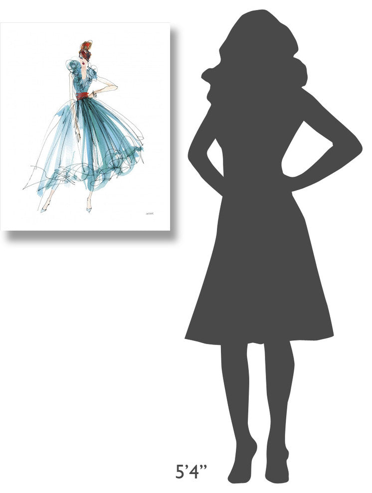 "Colorful Fashion II" Digital Paper Print by Anne Tavoletti, 24"x30"