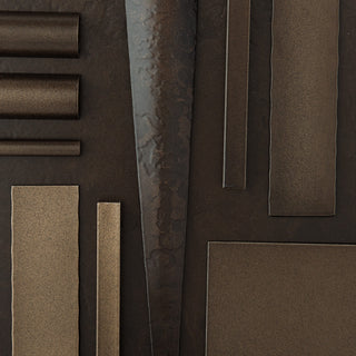 Portico Pendant, Black, Bronze Accent