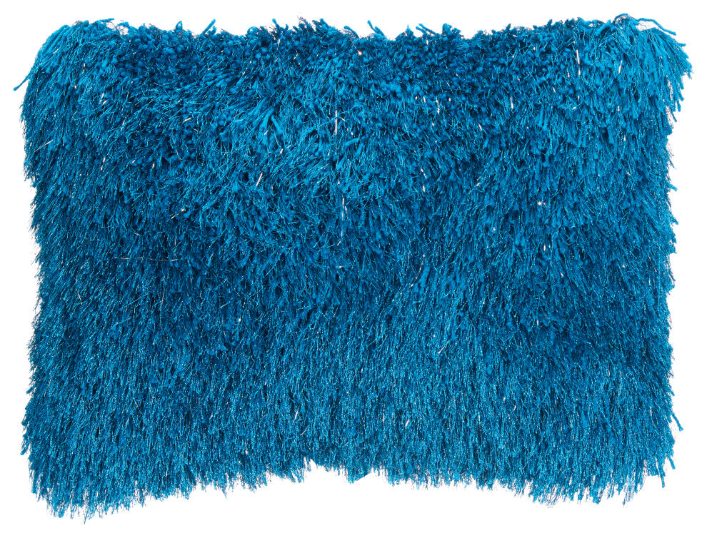 Mina Victory TL004 Throw Pillow, Teal, 14" x 20"