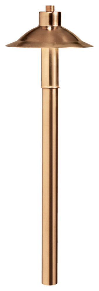 Copper LED Copper Hat Path Light