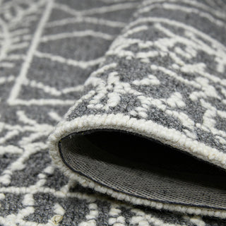 Berlin Oxbow Area Rug, Dark Gray, 2' x 3', Geometric