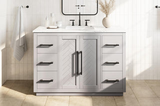 Home Living 48" Single Bathroom Vanity, Grey