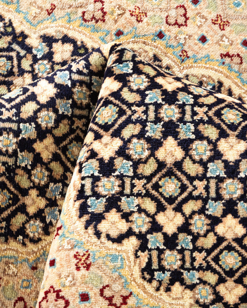 Panipat, One-of-a-Kind Hand-Knotted Area Rug Blue, 8'1"x10'5"