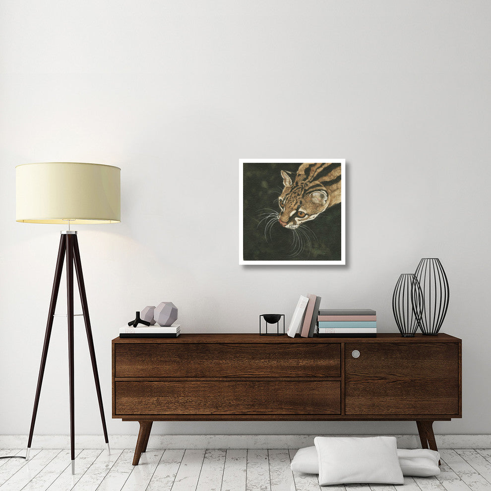 "The Margay" Digital Paper Print by Jacquie Vaux, 26"x26"