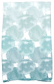 Beach Clouds, Geometric Print Hand Towel, Teal