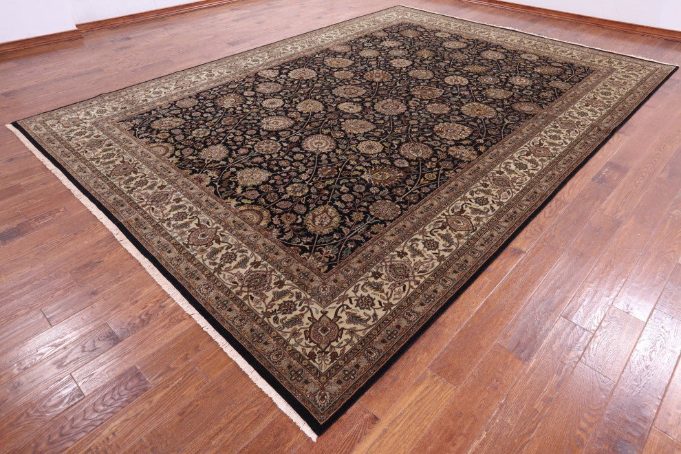 Handmade Persian Tabriz Wool Rug 10' 0" X 14' 0" Q9444