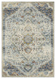 Bastian Vintage Medallion Blue/ Multi Indoor Area Rug, Blue, 6'7"x9'2"