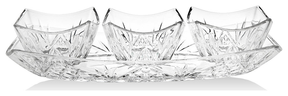 Dublin 4 Piece Condiment Server Set