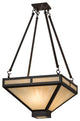18Sq Whitewing Inverted Pendant