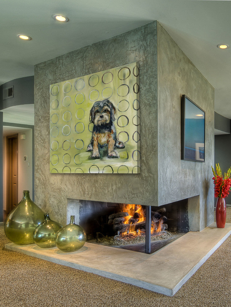 "Baxter" Painting Print on Canvas by Tori Campisi