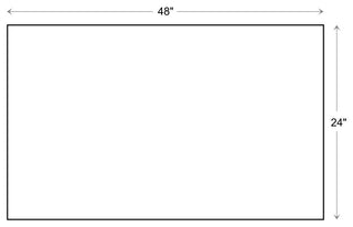 The General Doormat, 24"x48"