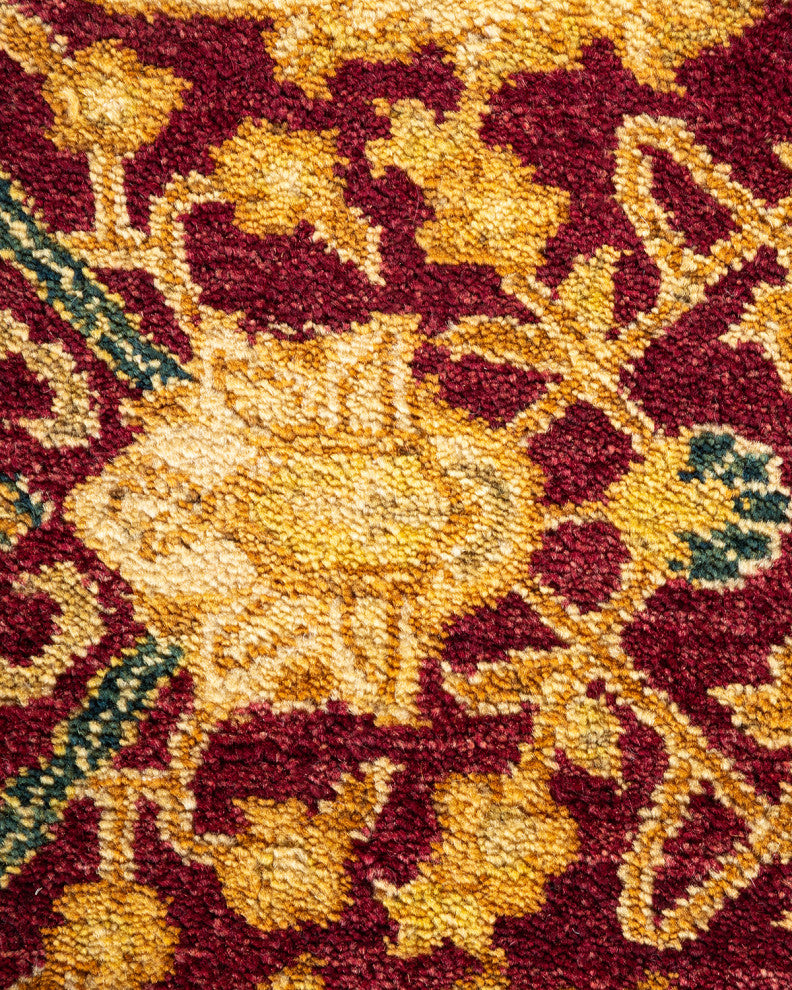 Mogul, One-of-a-Kind Hand-Knotted Area Rug Red, 9'2"x11'0"