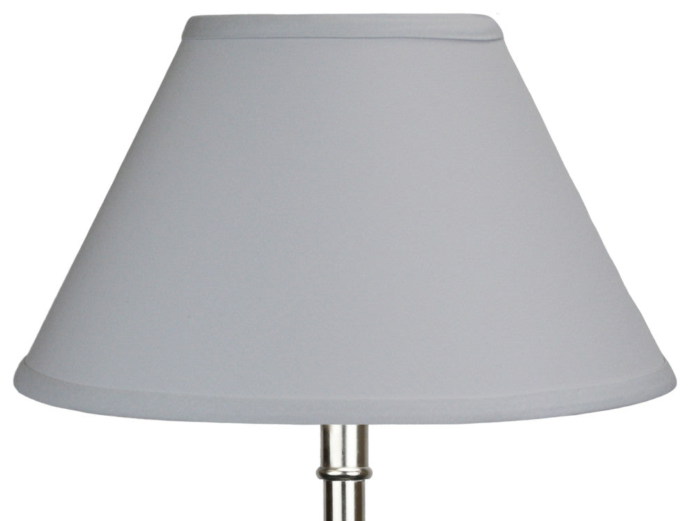 Fenchel Shades 6"x13"x8" Brass Spider Attachment Empire Lamp Shade, Linen Shadow