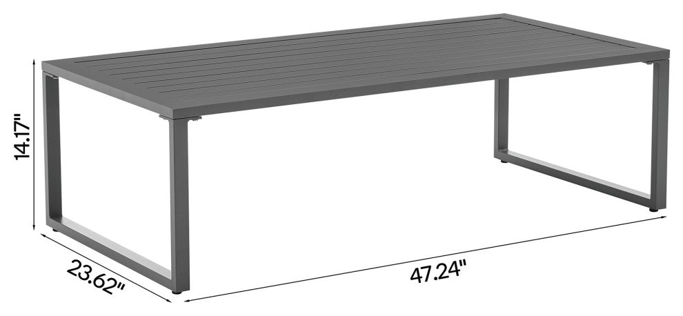 Manhattan Comfort 5-Piece Sunnyside Corner Patio Conversation Set