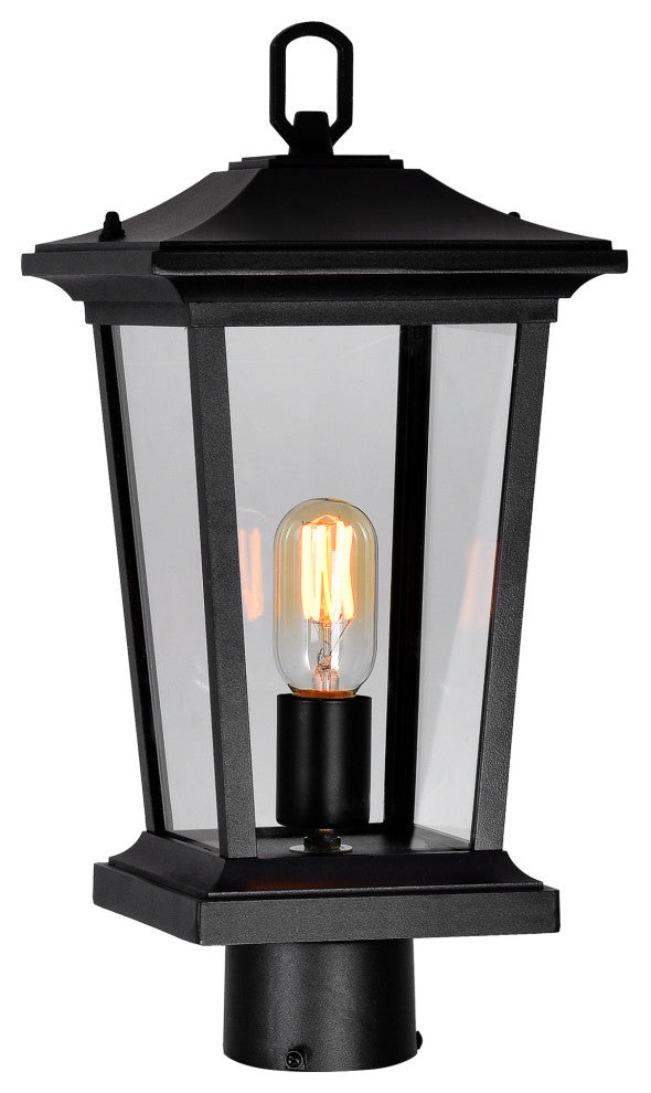 Leawood 1 Light Black Outdoor Lantern Head