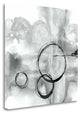 "Full Circle II Gray" By Chris Paschke, Giclee Print on Gallery Wrap Canvas
