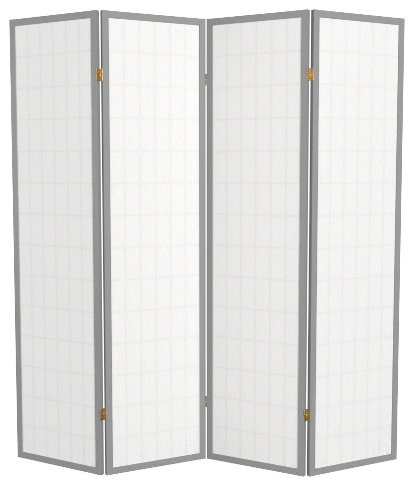6' Tall Window Pane, Special Edition, Gray, 4 Panels