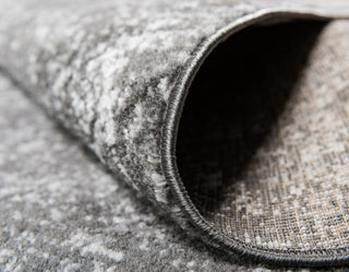 Unique Loom Dark Gray Casino Sofia 2'x6'7" Runner Rug