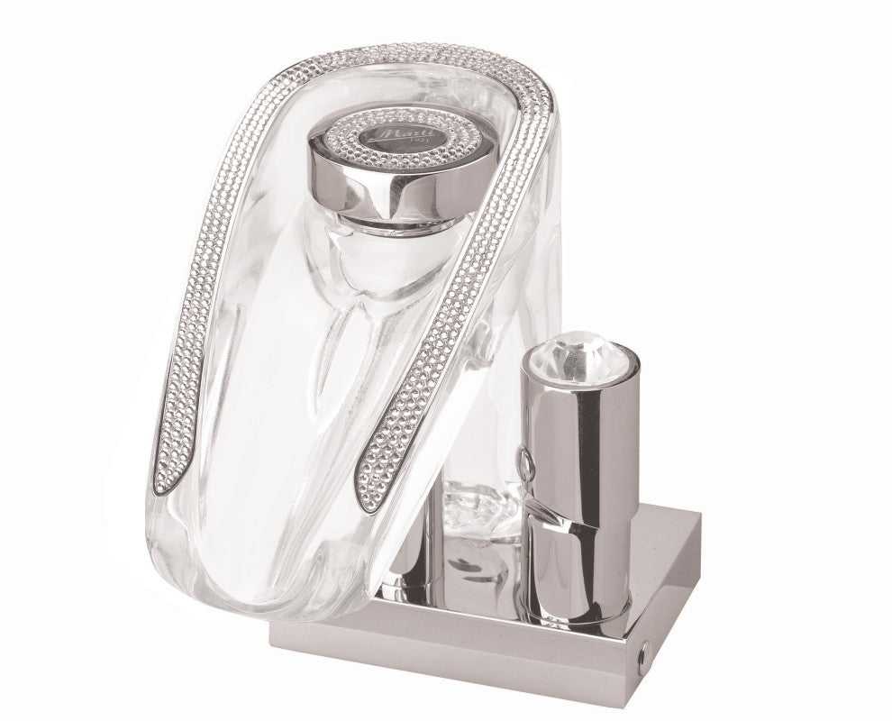 Niagara Luxury waterfall bathroom sink faucet with Swarovski crystals, Chrome